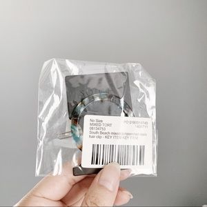 NEW South Beach Tortoiseshell Resin Hair Clip